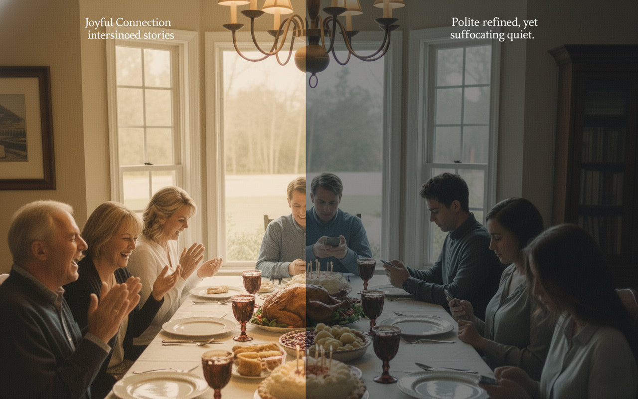 A Room Full of People, A Table Full of Strangers