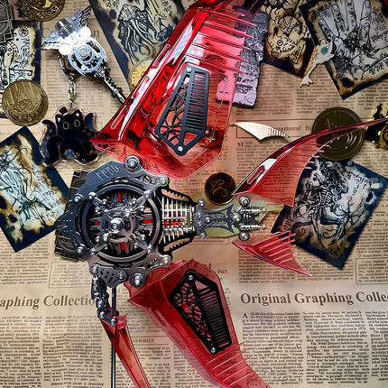 Tablefunny Precision Metal Assembled Angel Fish Model - Metal Kit 416PCS