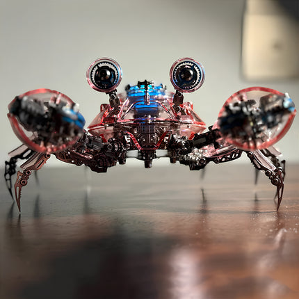 Tablefunny Creative Metal Assembly Mechanical Crab, Exquisite Model Collectible