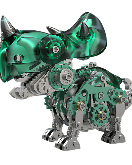 Tablefunny Metal Model Triceratops - 3D Puzzle Metal Kit