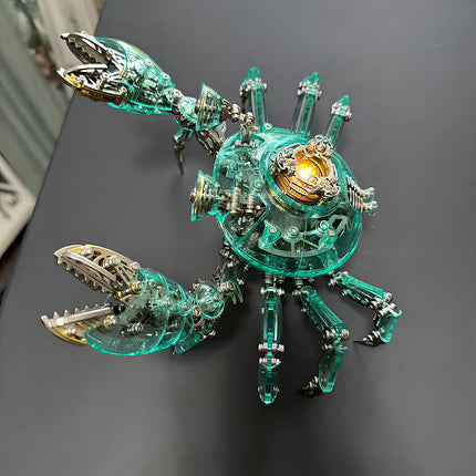 Tablefunny Creative Metal Assembly Mechanical Crab, Exquisite Model Collectible
