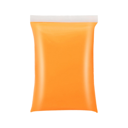 Bright orange ultra-light modeling clay refill, ideal for seasonal crafts or adding warm tones to your table funny creations