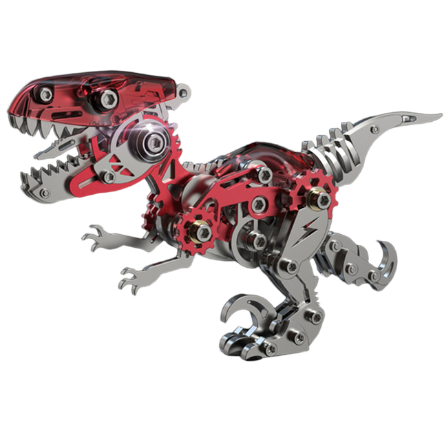 Tablefunny Metal Mechanical Dinosaur Assembly Model - 162PCS Metal Kit