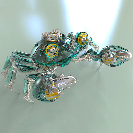 Tablefunny Creative Metal Assembly Mechanical Crab, Exquisite Model Collectible