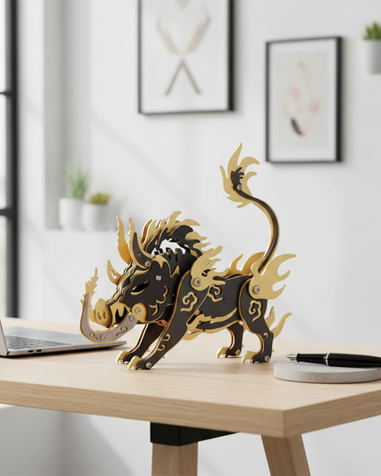 Tablefunny Dang Kang Metal Puzzle Model - Exquisite Stainless Steel Aluminum Alloy DIY Puzzle Toy