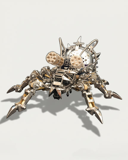 Mechanical Wolf Spider 3D Puzzle Metal Kit - An innovative fun toy for mechanics and tech enthusiasts, this DIY-assembled tabletop marvel features an elaborate, mechanical spider design. It encourages you to engineer a piece of ingenuity meticulously. Beyond being a striking desktop ornament with metallic and gear-driven details, it doubles as a functional Bluetooth speaker, merging aesthetics with utility. It’s also a unique gift choice for those who appreciate steampunk and mechanical artistry.