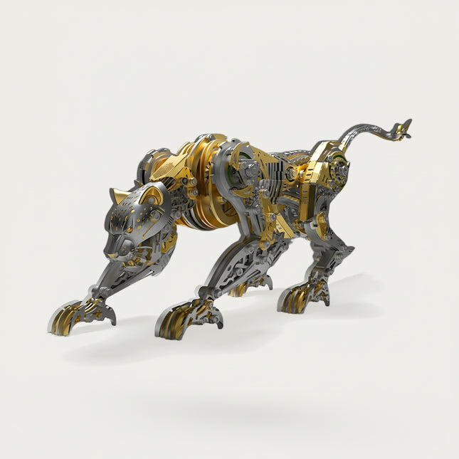 Tablefunny Mechanical Leopard 3D Metal Model Kit -  DIY Puzzle for Adults 506PCS