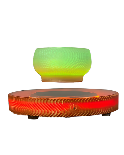 Tablefunny Maglev Ornament - Crystal Lamp Levitating on Magnetic Base for Desktop Decoration