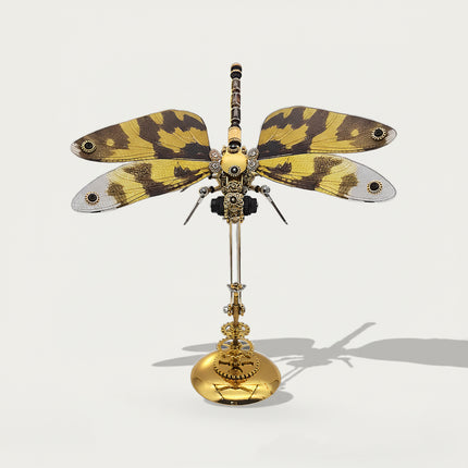 Steampunk Dragonfly 3D Kit: Immersive DIY Assembly with Intricate Details, Ideal Home Decor & Unique Gift for Hobbyists