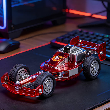 Tablefunny F1 Formula Racing Car -Stainless Steel 3D Metal Model