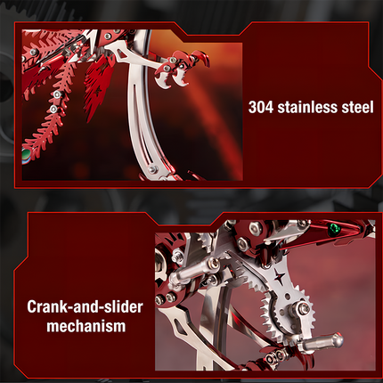 This fusion of design and craftsmanship showcases the professional level of realism and texture achieved in mechanical models. It not only satisfies mechanical enthusiasts' pursuit of structural precision but also elevates the pieces to an artistic level of visual expression.