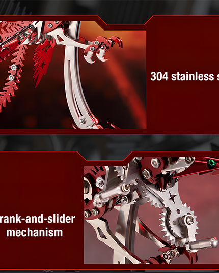 This fusion of design and craftsmanship showcases the professional level of realism and texture achieved in mechanical models. It not only satisfies mechanical enthusiasts' pursuit of structural precision but also elevates the pieces to an artistic level of visual expression.