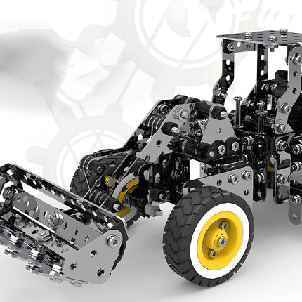 Intricate mechanical steampunk loader design showcasing complex gears and a unique steam punk mech industrial aesthetic.