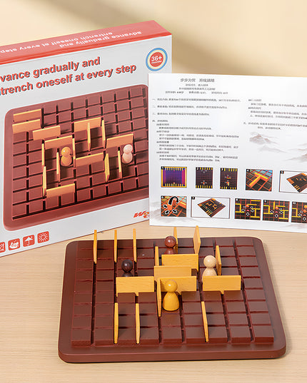 Tablefunny Outsmart Your Opponent! Classic Maze Strategy Board Game | Tactical Warfare, Move by Move | Perfect for All Ages