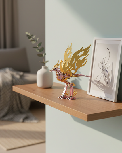 Tablefunny Metal Assembly Mythical Beast - Bifang Divine Bird 3D Creative DIY Puzzle Toy