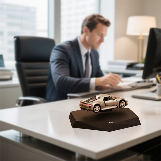 Tablefunny Magnetic Levitation Sports Car Model Display | Luxury Desk Art & Tech Enthusiast Gift