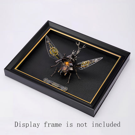Tablefunny Steampunk Rhinoceros Beetle -  DIY Mechanical Insect Model & Interactive Desktop Decor