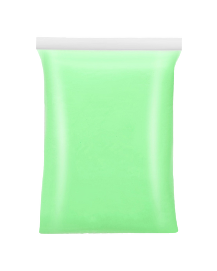 Mint green ultra-light clay pack, great for nature-inspired DIY art and playful table funny creations