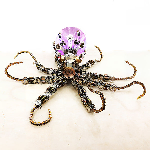 Tablefunny Mechanical Octopus DIY Metal Puzzle Kit - Creative Desktop Decor