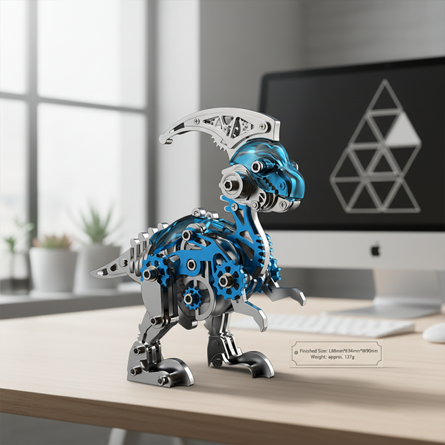 Tablefunny DIY Spinosaurus Model - Metal Assembly Display Piece