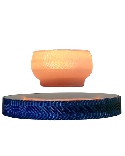 Tablefunny Maglev Ornament - Crystal Lamp Levitating on Magnetic Base for Desktop Decoration