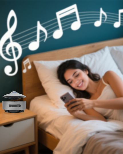 Tablefunny Magnetic Levitation Bluetooth Speaker - UFO - Shaped Floating Audio