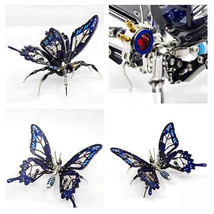 Tablefunny 3D Metal Butterfly Model Kit - Multi-Color Options & 230PCS Artistry