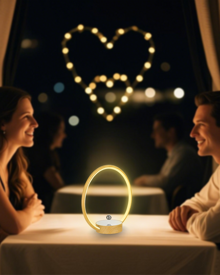 Tablefunny Magnetic Levitation Ring Lamp - Modern Desktop Decorative Ornament for Home & Office