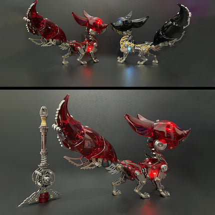 Tablefunny Metal Fox Assembly Model, DIY Metal Kit 339PCS