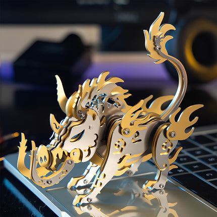 Tablefunny Dang Kang Metal Puzzle Model - Exquisite Stainless Steel Aluminum Alloy DIY Puzzle Toy