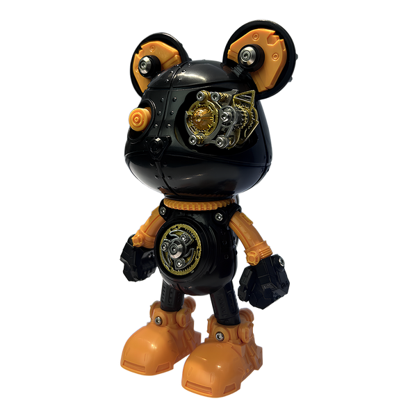 Fun Desktop Ornament: This assembled steampunk-style mechanical bear 3D puzzle kit makes an ideal choice for bedroom desk decoration and DIY craft collections.