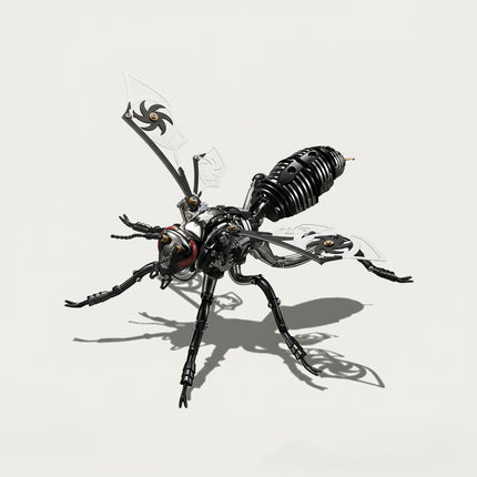 Highly detailed metal insect maquette en metal, a unique and engaging 3D metal puzzle for display.