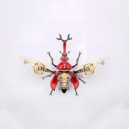 Tablefunny Steampunk Rhinoceros Beetle -  DIY Mechanical Insect Model & Interactive Desktop Decor