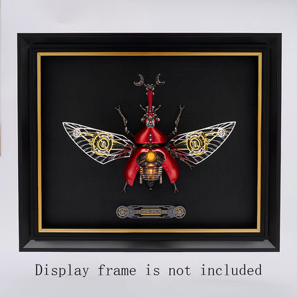 Tablefunny Steampunk Rhinoceros Beetle -  DIY Mechanical Insect Model & Interactive Desktop Decor