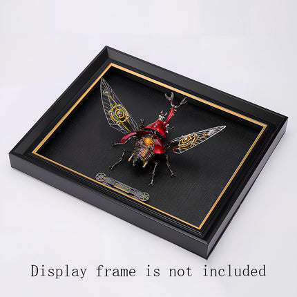 Tablefunny Steampunk Rhinoceros Beetle -  DIY Mechanical Insect Model & Interactive Desktop Decor