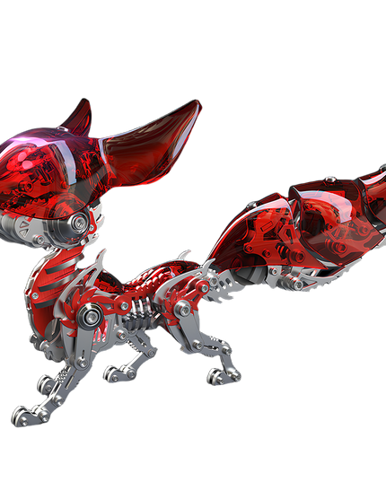 Tablefunny Metal Fox Assembly Model, DIY Metal Kit 339PCS