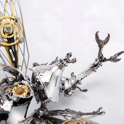 Tablefunny Steampunk Rhinoceros Beetle -  DIY Mechanical Insect Model & Interactive Desktop Decor