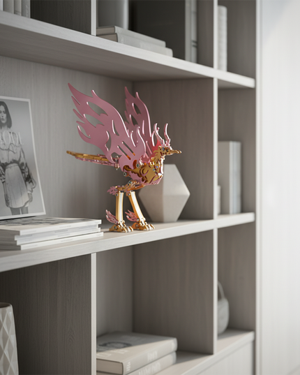 Tablefunny Metal Assembly Mythical Beast - Bifang Divine Bird 3D Creative DIY Puzzle Toy