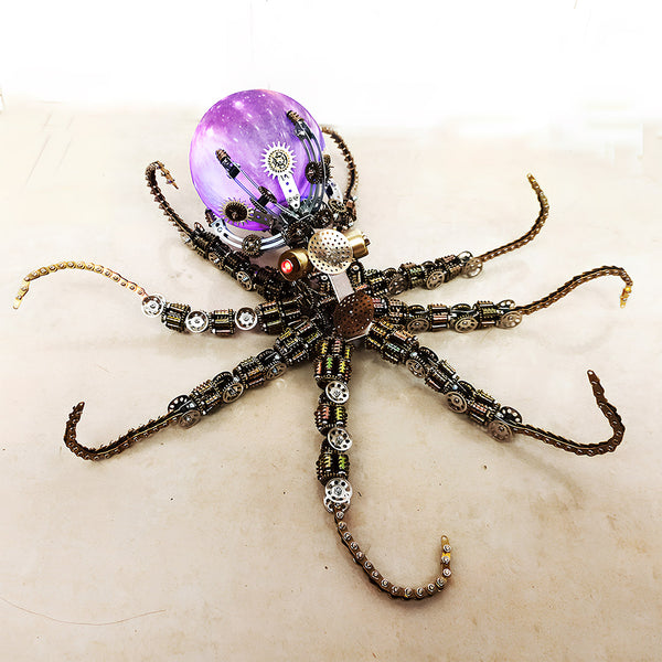 Tablefunny Mechanical Octopus DIY Metal Puzzle Kit - Creative Desktop Decor