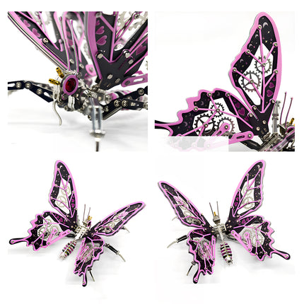 Tablefunny 3D Metal Butterfly Model Kit - Multi-Color Options & 230PCS Artistry