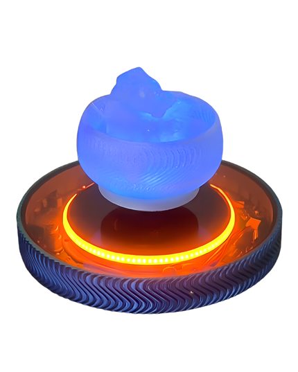 Tablefunny Maglev Ornament - Crystal Lamp Levitating on Magnetic Base for Desktop Decoration