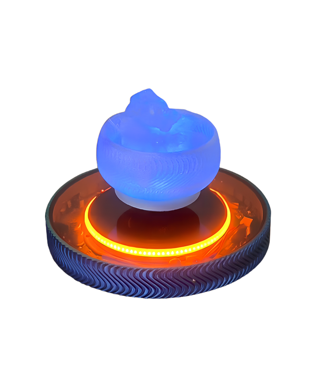 Tablefunny Maglev Ornament - Crystal Lamp Levitating on Magnetic Base for Desktop Decoration