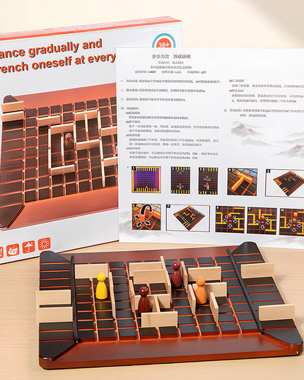 Tablefunny Outsmart Your Opponent! Classic Maze Strategy Board Game | Tactical Warfare, Move by Move | Perfect for All Ages