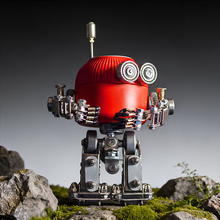 Tablefunny 3D puzzle metal kits masterpiece under dramatic lighting, highlighting the metallic sheen and industrial design.
