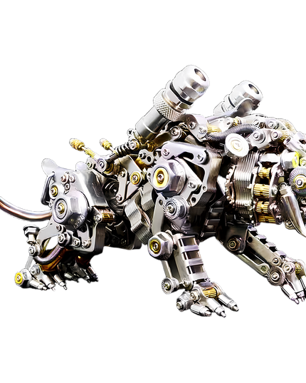 Tablefunny Fortune Tiger 3D Metal Puzzle Kit - Exquisite DIY Model, Creative Desktop Display