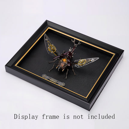 Tablefunny Steampunk Rhinoceros Beetle -  DIY Mechanical Insect Model & Interactive Desktop Decor