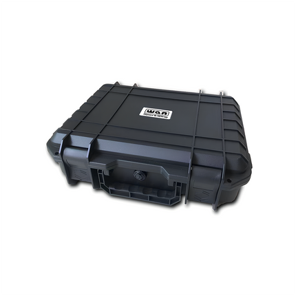 Heavy-duty storage case for DIY 3D puzzle Metal Kits - Impact-resistant hard case with secure latch, ideal for protecting & organizing metal model parts during 3D puzzle assembly