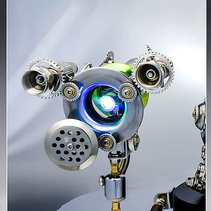 Tablefunny Steampunk Mechanical Rabbit & Missile Base -3D Metal Puzzle Kits