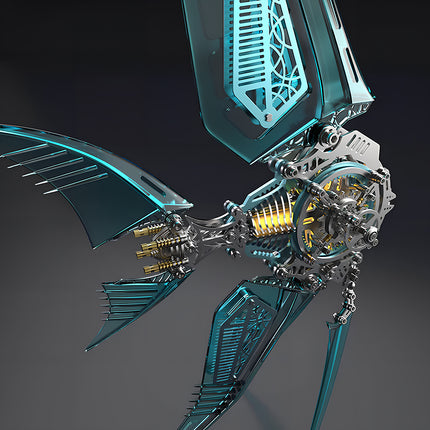 Tablefunny Precision Metal Assembled Angel Fish Model - Metal Kit 416PCS