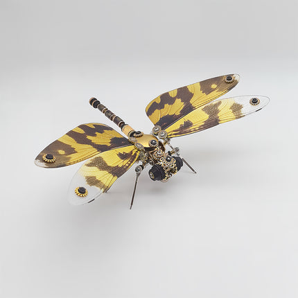 Steampunk Dragonfly 3D Kit: Relaxing DIY Assembly with Lifelike Details, Ideal Home Decor & Unique Gift for Hobbyists
